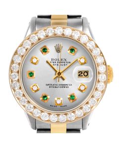 Rolex Datejust 26mm Two Tone 6917-TT-SLV-ADE-2CT-OYS