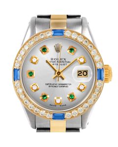 Rolex Datejust 26mm Two Tone 6917-TT-SLV-ADE-4SPH-OYS