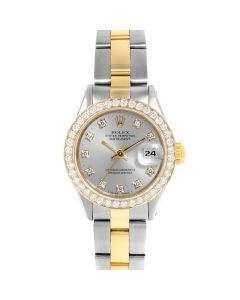 Rolex Datejust 26mm Two Tone 6917-TT-SLV-DIA-SML-BDS-OYS