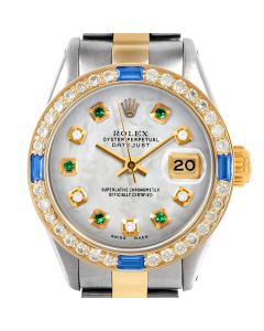 Rolex Datejust 26mm Two Tone 6917-TT-WMOP-ADE-4SPH-OYS